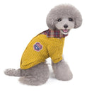 Autumn Winter Lovely Lapel Sweater Small Dogs Cats Soft Cotton Warm Clothes
