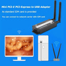 PCI-E PCI-Express to USB Adapter with SIM Card Slot for WWAN/LTE Module Newly