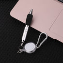 Anti-Lost Gift School Office Ballpoint Writing Tool Climbing Pen With Ring Pens