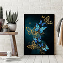 Butterfly 5D DIY Full Round Drill Diamond Painting Hanging Canvas Picture Gif