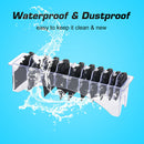 Waterproof 10 Grid Guide Limit Comb Storage Box Hair Clipper Rack Holder Case