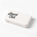 Portable 3 Grids Mini Pill Case Medicine Box Travel Tablet Holder (Letter)