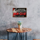 Guitar Sheet Metal Drawing Metal Painting Tin Wall Home Poster Bedroom Art Sign