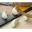 Cute Fork Holder Chopstick Rest Solid Ceramic Japanese style Dumpling Shape