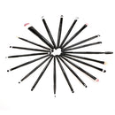 20pcs Eye Brushes Set Eyeshadow Foundation Brush Makeup Tools (Black)