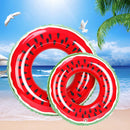 #A Reusable Watermelon Swimming Ring with Excellent Buoyancy Support for Relax