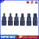 6pcs 1/2 inch Torx Screwdriver Socket Bits Adapter Drive Socket Hand Tool(