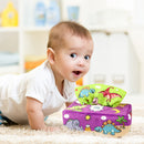 #A Montessori Sensory Toys for Babies - Tissue Box Infant Play Scarves Prescho