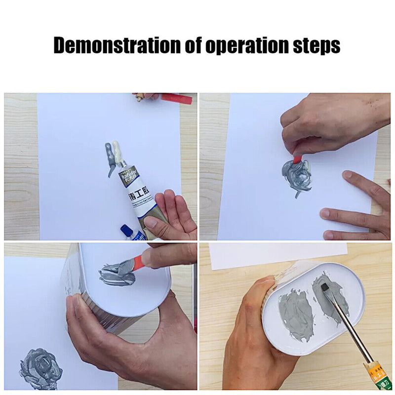 2pcs Iron Steel Water Tank Auto Radiator A+B Metal Repairing Adhesive Super