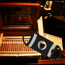 Portable Cigar Cutter Stainless Steel Metal Cutter with Plastic Handles Newly