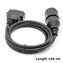 Scanner Cable OBD2 Diagnostic Cable 10PIN TO 16PIN Cable Stable Characteristic