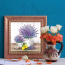5D Diamond Painting Lavender Bouquet Full Round Drill DIY Mosaic Home Decorat