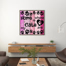 DIY Diamond Painting Kits Full Round Drill Home is Cat Are Home Decoration Gifts