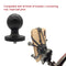 25mm 1 inch Ball Adapter with 1/4 inch Threaded Bolt for Action Camera Phone