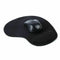 ANTI-SLIP BLACK MOUSE MAT PAD WITH FOAM WRIST SUPPORT REST N3F5 S6E6 & PC W4V8