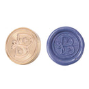 Alphabet Letters Wax Sealing Stamp Head Round Copper Stamps Craft Decor (B)