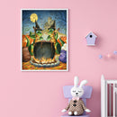 5D Rhinestone Dinosaur Chef Kit Pictures DIY Full Round Drill Diamond Painting