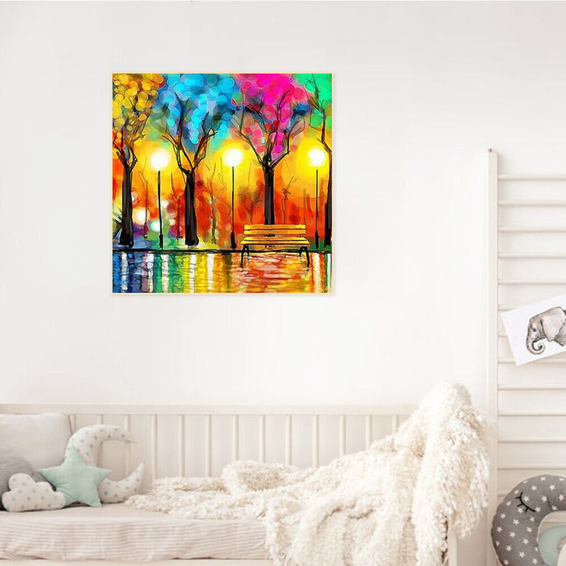 DIY 5D Mosaic Tree Full Drill Round Diamond Painting Kit Rhinestone Drawing