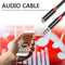 1m 3.5mm Headphone Speaker AUX Cable Male to Female Audio Extension Cord Newly