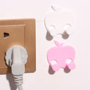 Multifunctional Attached Racks Storage Sticky Hooks Finishing Plug Holder