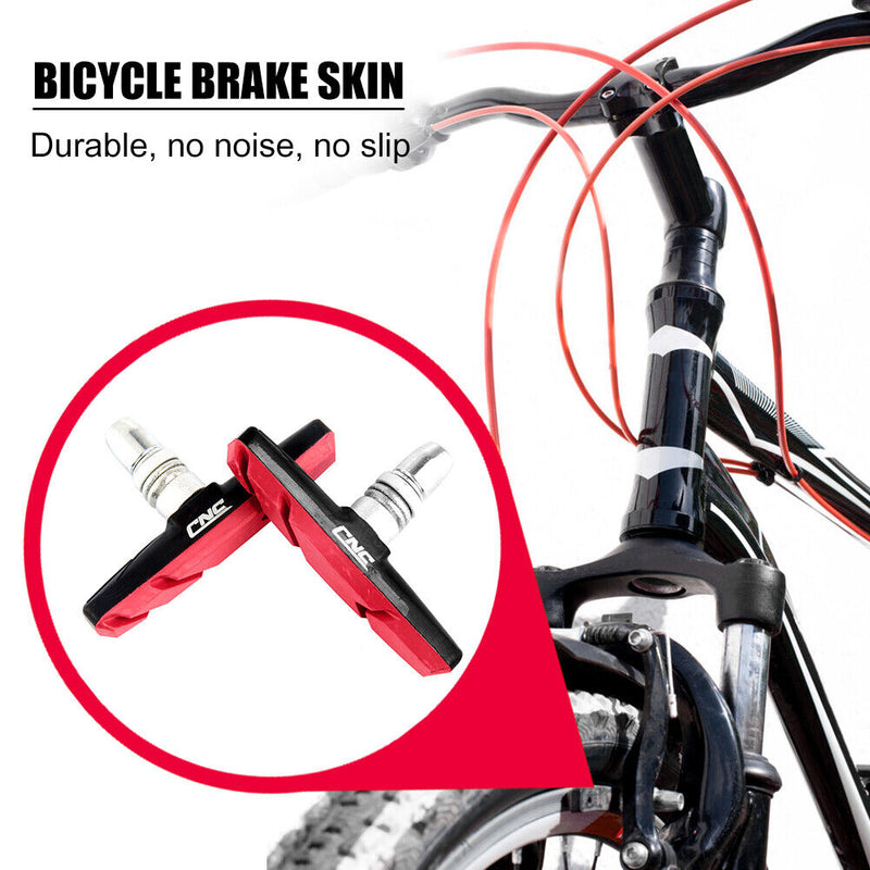 Durable MTB Road Bike Rubber Brake Holder Blocks Pad Cycling Parts Accessories