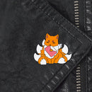 Nine Tail Fox Brooches Cartoon Animal Enamel Clothes Pin Jewelry (Style 1)