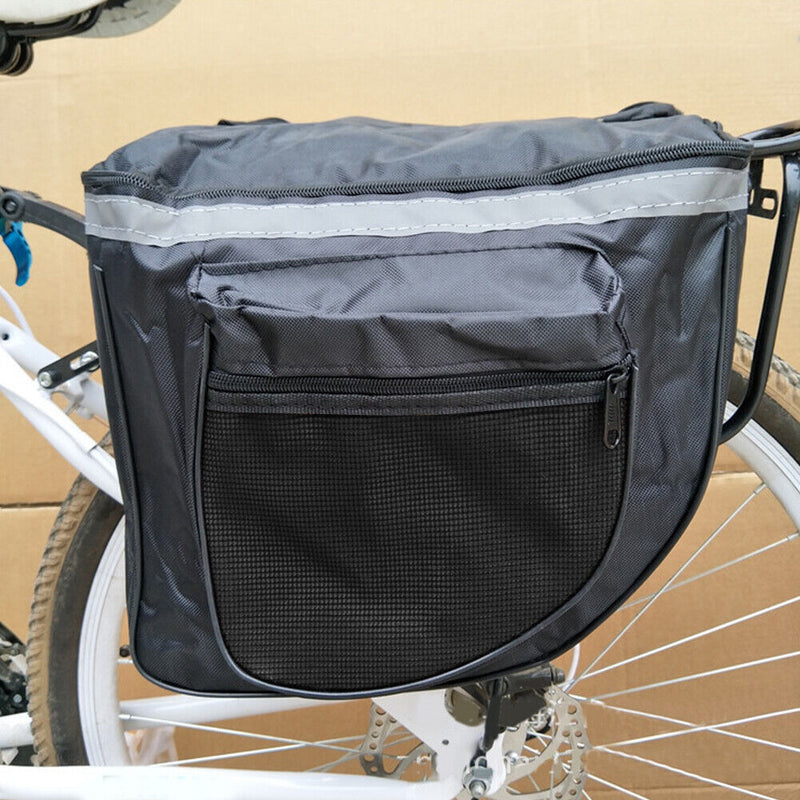 25L Bicycle Rear Rack Storage Bags Mountain Bike Backseat Panner Bags Organizer
