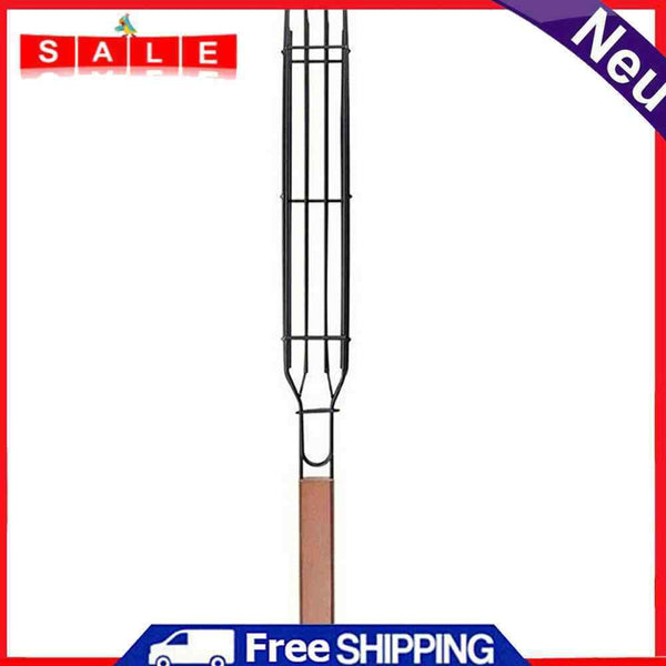 Barbecue Grill Basket Stainless Steel Nonstick Camping BBQ Kitchen Tools