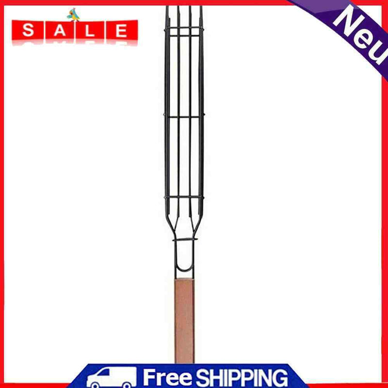 Barbecue Grill Basket Stainless Steel Nonstick Camping BBQ Kitchen Tools