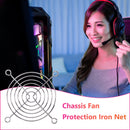5pcs PC Case Fan Grills Computer Cooling Fan Finger Guard Protector (90mm)