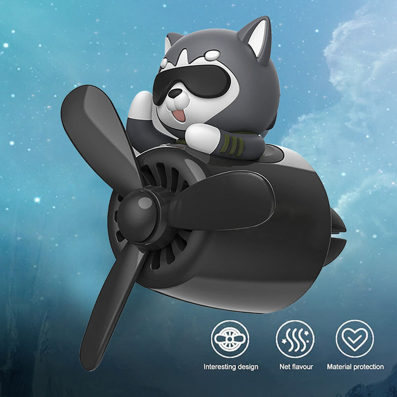 Car Air Freshener - Air Outlet Vent Aromatherapy Diffuser Ornaments (Black)