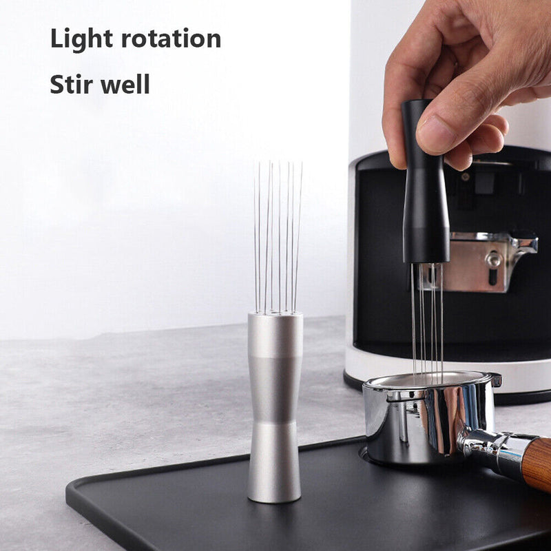 Stainless Steel Coffee Powder Tamper Distributor Coffee Stirrer Stirring To
