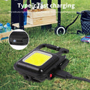 Mini Flashlight 500LM COB Bright Rechargeable Keychain for Tent Camping Newly