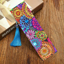 DIY Diamond Painting Leather Bookmark Mandala Tassel Book Marks Craft (S69)