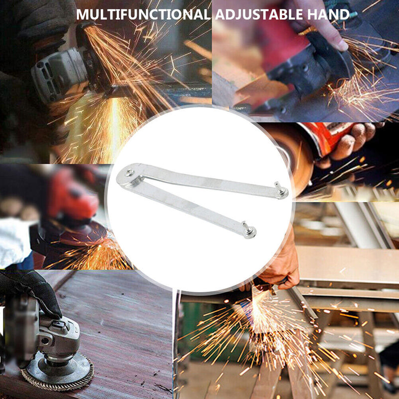 Adjustable Pin Angle Grinder Hub Wrench Universal Manual Machinery Spanner