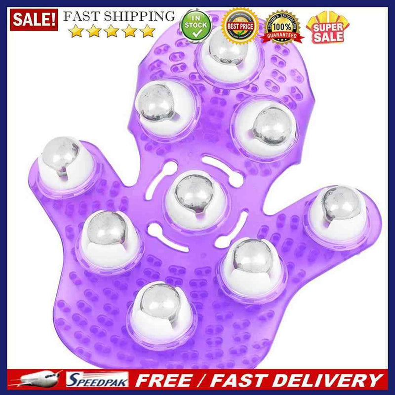 Roller Ball Anti-cellulite Muscle Body Massage Glove Neck Back Face Lift Tools