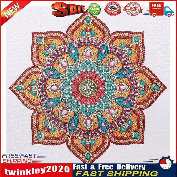 5D DIY Special Shaped Diamond Painting Mandala Cross Stitch Kits (DZ248) Newly