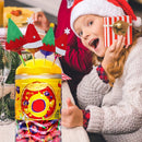 Children Gift Santa Claus Hat Elf Hat Xmas Decor Lollipop Top Topper Cover