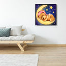 5D DIY Full Drill Diamond Painting Moon Bear Cross Stitch Embroidery Craft