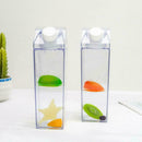 500ml Milk Water Bottles Transparent Portable Home Milk Bottles Mugs D2F2 E6B4
