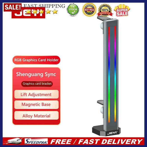 Jeyi GPU Graphics Card Holder Aura Sync GPU Holder Desktop Computer Accesso