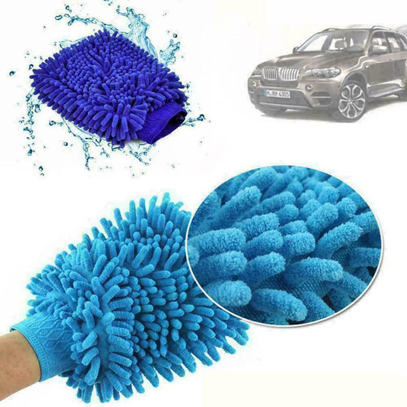Super Mitt Microfiber Car Window Washing Cleaning Cloth Towel D3K4 U0N5 C4G0