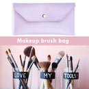 Cosmetic Brushes Set Holder Bag Eyelash Eyebrow Eyeshadow Makeup Tool Organizer