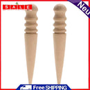 2pcs/lots of leather slicker round wood leather polishing steel leather craft cutting tool