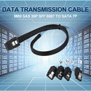 1.64ft Internal Mini SAS SFF-8087 36P to 4 SATA 7P Forward Breakout Cable