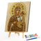 Handmade DIY Hand Painted Paint By Numbers Oil Canvas Picture Virgin Child Kit