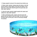 Portable Indoor Outdoor Baby Swimming Pool Air Cushion Kids Inflatable Bathtub
