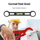 Mix Water Valve Curved Foot Level Installation Maintenance Home Bathroom Tools