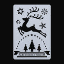 Decorative Merry Christmas Scrapbooking Layering Stencils Painting Template