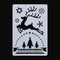 Decorative Merry Christmas Scrapbooking Layering Stencils Painting Template